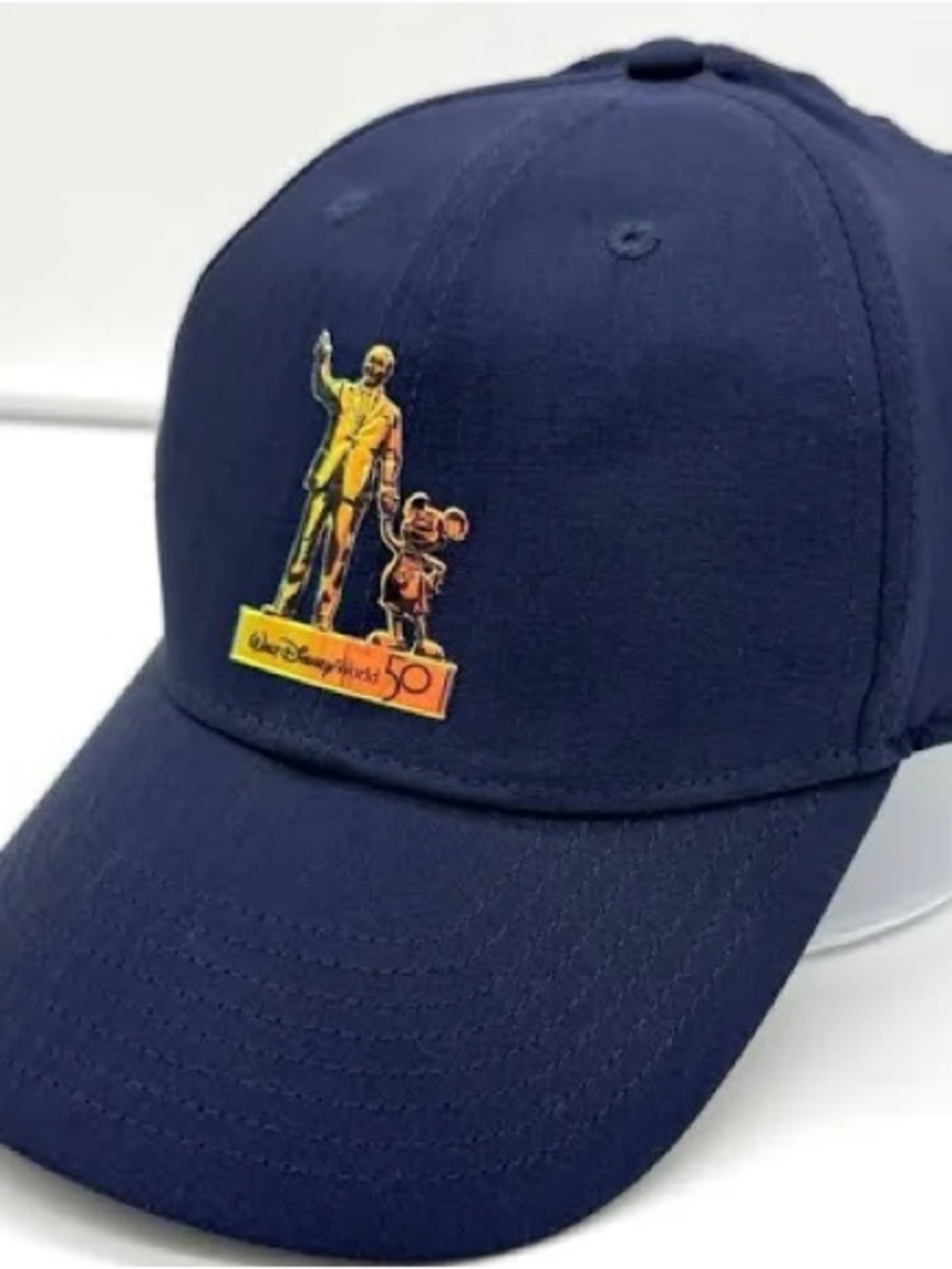 Disney World 50th Anniversary Nike Legacy91 Dri-FIT Navy Golf Hat Mickey Walt